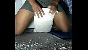 Muscular Male Humping Pillow Desperate To Fuck