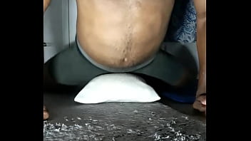 Muscular Male Humping Pillow Desperate To Fuck