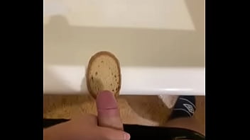 Cum on bread
