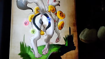 Cumshot over Ammy