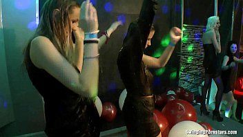 Shameless sluts dance erotically