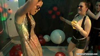 Shameless sluts dance erotically
