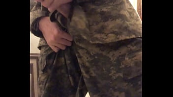 Army suit tease. Ajlemieux39