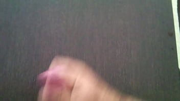 huge cum on table