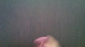 huge cum on table