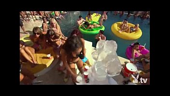 Pool Party with 200 Nude Chicks!