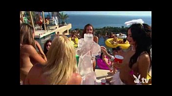 Pool Party with 200 Nude Chicks!