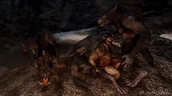 Werewolf Orgy - Skyrim