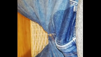 thumb peeing in livin  g room  