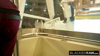 BLACKEDRAW Brunette Babe Gets Fucked Senseless By Dominant BBC