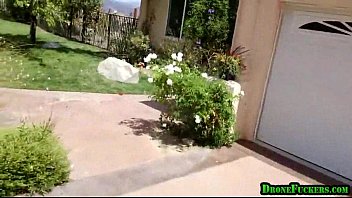 backyard pool sex filmed by drone1 1
