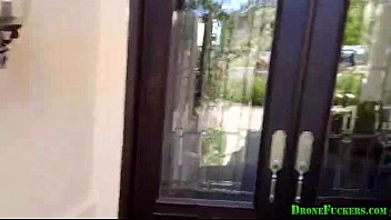 backyard pool sex filmed by drone1 1