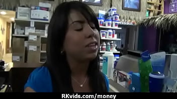 Sexy wild chick gets paid to fuck 1