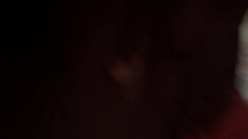 thumb nasty while her  man at work  