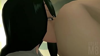 Froppy gives Deku a rimjob 
