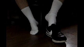 Shoeplay and white crew socks