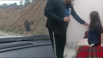 Old Man Finds Morrita a slut from a marginal neighborhood and offers her money to use her as a semen bag, real young girl, not fake 18 yo - SUBTITLES in English