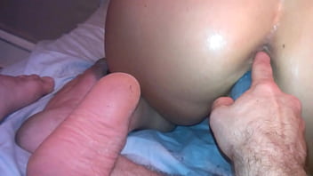 First time ass fingering and toying part 1