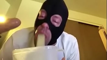 TOILET FAG SLURPS PISS AND PUKES IT OUT
