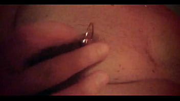 She loves teasing his pierced Nippels