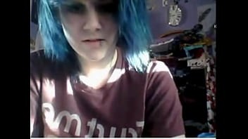 Busty Emo Flashes Tits and Pussy