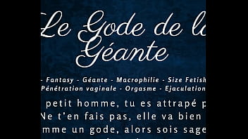The Giantess's Dildo - French audio JOI macrophilia