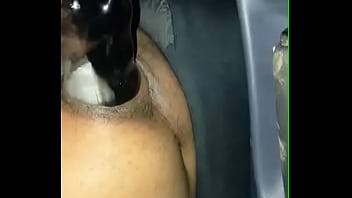 in the car