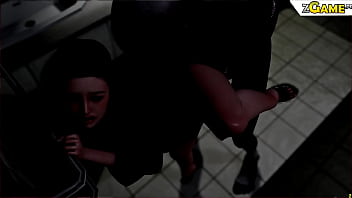 Dark 3Way Et Une Dure Bouche De Monstre