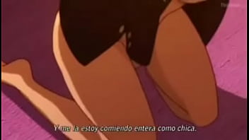 Hentai lo hace succionar su propio pene futanari ¿Saben su nombre?futanari