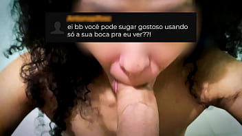 VOCÊ MANDA E EU FAÇO #1 - MAMADA BARULHENTA SEM AS MÃOS