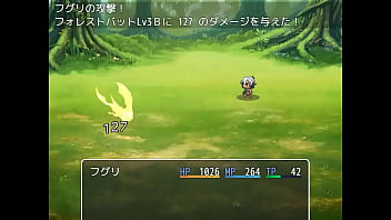 (  18 ) H RPG Games An RPG where a futanari dark elf is defeated and squeezed #1