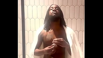 Oiling up in the shower ?