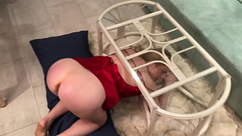 thumb stepmom stuck i  n the living room cleaning om oom cleaning om cleaning
