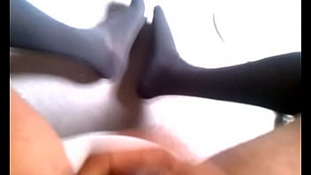 cum wearing my cute ball sox