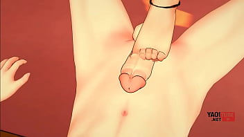 Persona 5 Yaoi: Ren Amamiya's Foot Fetish and Anal Adventure with Ryuji - Asian Japanese Manga Anime Hentai Gay Porn