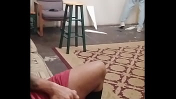 Almost caught jacking masturbating