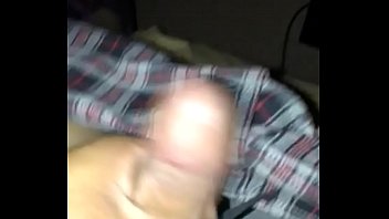 thumb me cumming my h  ard cock  