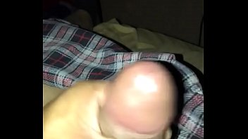 thumb me cumming my h  ard cock  