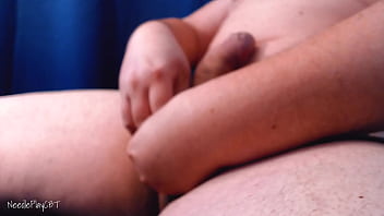 thumb ballbusting bal  l stretching cock slapping  ock slapping 