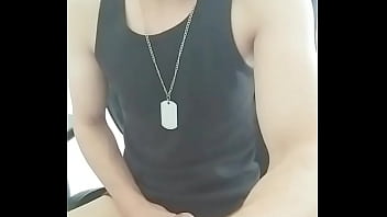 Str8 Sexy Guy Akan Jerks Off And Cums For Girls