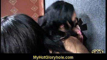 Blowjob gloryhole - Super hot girl sucking white cock 29