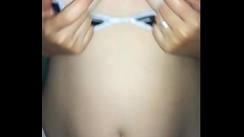 Busty babe sucking the cock
