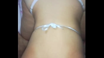 Busty babe sucking the cock