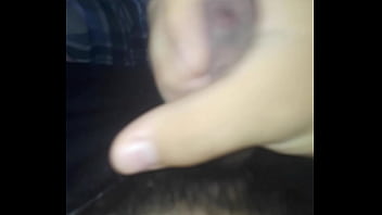 thumb cumming after e  dging for an hour ur our ur