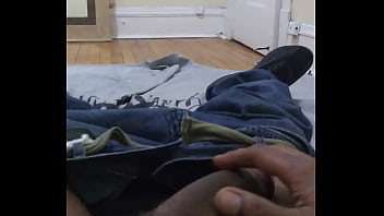 thumb playing with my  dick  