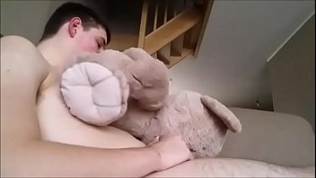 A Guy And His Teddy Bear