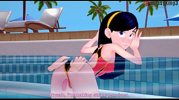 thumb violet parr ins  ide the pool pov | the incred ov | the incredi v | the incredi