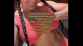 2 months of discipline 2 hrs/day of training at gym2 meals/dayMajor muscle  groups trained 2 times/week=My Health ...