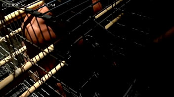 thumb caged tyler sai  nt has a weight tied to his c t tied to his co tied to his coc