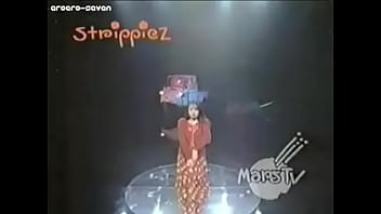 Junko Asamiya strips with a long skirt